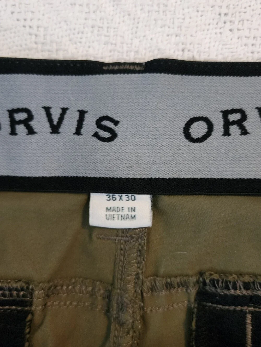 Orvis 1856 Men’s Size 36 X 30 Field Khaki Utility Pants